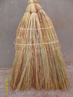 Vassoura sem o cabo.